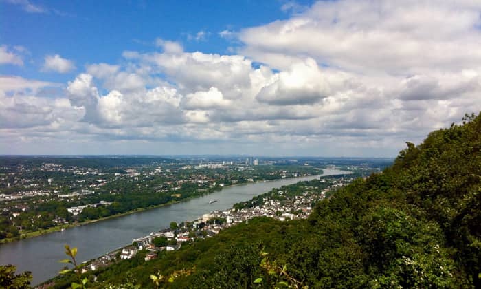 Blick auf Bonn vom Drachfels